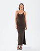 sukienki maxi damskie Sukienka Bossy cacao 1