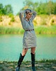 sukienki midi damskie Sukienka lniana z wielkim kapturem ,boho, na plaże 1