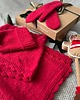 szale damskie Szalik DONNA - Czerwony - handmade 1
