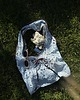 torby na ramię Baby blue lace bag 2