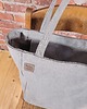 torby na ramię Lazy bag Bukka beżowa nubuk vegan 6