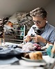 lalki Lalka lniana Karolina jednorożec boho maskotka len L 6