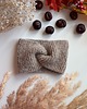 opaski do włosów Wełniana opaska twist, 100% alpaka, beżowa 1