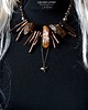 złote naszyjniki Bursztyn inaczej. Naszyjnik unikatowy. Handmade 7