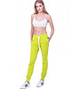spodnie dresowe damskie Limonkowe spodnie dresowe 2