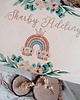 niemowlak - inne BOHO TĘCZA album dla dziewczynki, prezent na chrzest, narodziny, baby shower 6