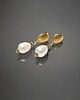kolczyki pozłacane Kolczyki pozłacane Pearls [white] perły vol. 27 1