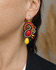 kolczyki soutache Autumn Garden - etniczne kolczyki soutache 1