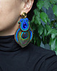 kolczyki soutache Peacock Eye-kolczyki soutache 2