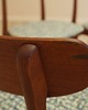 krzesła Komplet czterech krzeseł tekowych, duński design, lata 70, produkcja: Dania 4