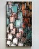 obrazy Efektowny duży obraz strukturalny abstrakcyjny płaskorzeźba 80x160cm 4