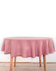 obrusy i serwetki Obrus okrągły medium linen DUSTY PINK 2