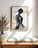 plakaty Plakat Mystery Woman - abstrakcja 1