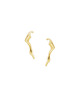 kolczyki srebrne Kolczyki srebrne WAVES Semicircle / gold silver earrings 6