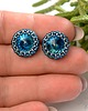 kolczyki swarovski Bermuda blue,kolczyki z kryształami Swarovskiego 5