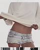 bluza bez kaptura damska Bluza z odkrytymi plecami Show'em Sweatshirt 4