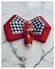 broszki Brosza  z ozdobą w stylu glamour z czerwonymi  kamieniami NEW 1
