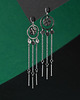 kolczyki - inne Długie fantazyjne kolczyki ze stali 2