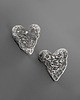 kolczyki srebrne Kolczyki Serca - srebro 2