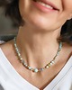 chokery Choker z niebieskimi kamieniami Topaz, Akwamaryn, Amazonit, Morganit, Larimar 6
