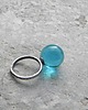 pierścionki srebrne Pierścionek Turkusowa   planeta   1