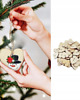 kartki scrapbooking Serce 5cm 1 SZT Brelok z Dziurką Sklejka 3mm Zawieszka Baza do Malowania 1