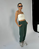 spodnie dresowe damskie Spodnie Vintage emerald 2