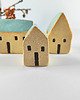 figurki i rzeźby Ceramiczne domki zestaw 3 szt. 5