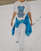 bluza z kapturem damska Bluza oversize Blue Teddy dla mamy i taty 1