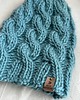 czapki damskie Czapka warkocz Szlachetna wełna Merino 1