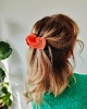 spinki i klamry do włosów Scrunchie spinka klamra jedwabna jasny łosoś 4