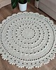 dywany Dywan ze sznurka bawełnianego szydełkowy 120cm 5