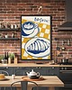 grafiki i ilustracje PLAKAT kawa, bonjour, prezent dla kawosza 5