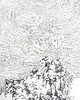 grafiki i ilustracje Rysunek cienkopis Krajobraz pejzaż góry chmury oryginalny 20x30 cm 2