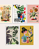grafiki i ilustracje Zestaw 5 pocztówek - kwiaty 1