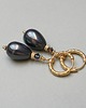 kolczyki pozłacane Kolczyki pozłacane Pearls [black] perły vol. 2  5
