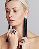 kolczyki srebrne Kolczyki srebrne Long Tassel Leather Earrings in Silver 2