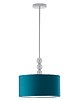 lampy wiszące Ozdobny żyrandol do salonu z abażurem 40 cm SALAMANCA 7
