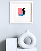 obrazy Obraz abstrakcja w ramce 27x27. Toothpaste 3