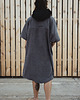 moda - inne Surf poncho plażowe ANTRACYT black, ręcznik kąpielowy 1