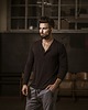 t-shirty męskie Koszulka longsleeve z guzikami wiskoza długi rękaw 2