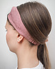 opaski do włosów Lniana opaska supeł do włosów Dusty Pink 4