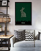 plakaty Matrix / Follow the White Rabbit - plakat fine art 2