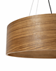 lampy wiszące Lampa wisząca LEEA - HANGING OAK  60 cm. Klosz fornir dąb. 5