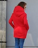 bluza z kapturem damska Bluza płaszczyk  damska asymetryczna bawełniana 3
