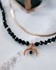 złote naszyjniki Choker LA LUNA BLACK ze spineli fasetowanych 1