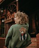 bluza bez kaptura damska Bluza oversize rozpinana Kowboj Teddy dla mamy i taty 1