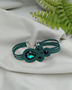bransoletki soutache Bransoletka sutasz, zielona butelkowa szmaragdowa bransoletka 1