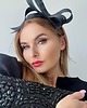 fascynatory Fascynator ELZA CZARNY Z WOALKĄ /oraz inne kolory 1