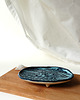 mydelniczki Mydelniczka ceramiczna granatowo-niebieska 2